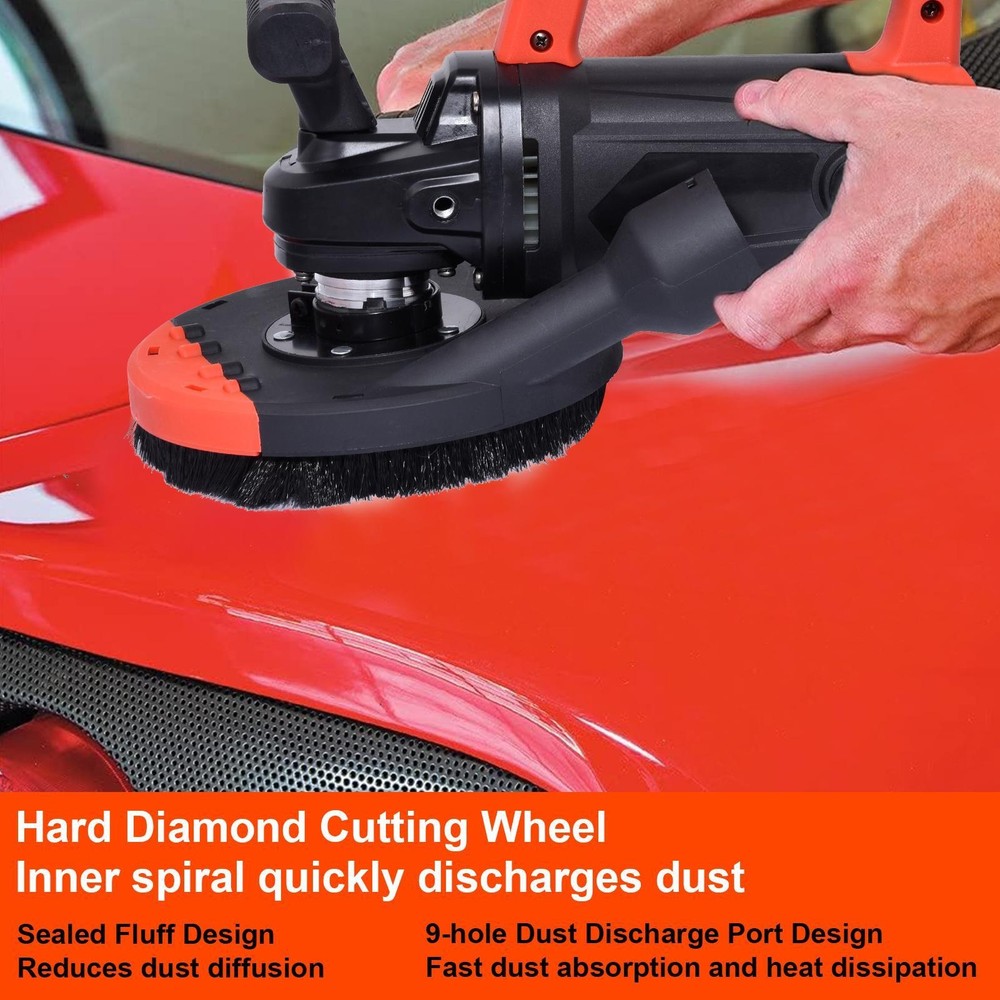 Concrete Surface Grinder Sander 1800W, 6 Inch Angle Grinder Set