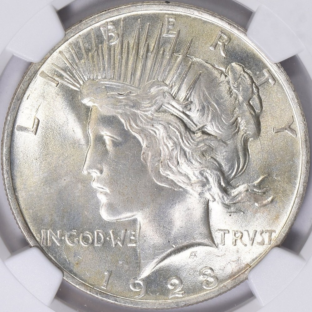 1923 Peace Dollar MS-66+ NGC VIDEO