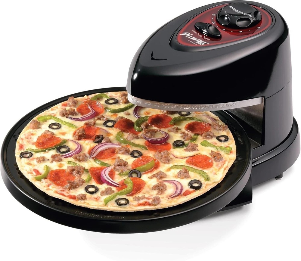 Pizzazz Plus Rotating Countertop Pizza Oven - Fast, Energy-Efficient Baking