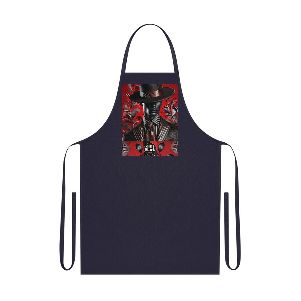 Still Black Cotton Apron #SB9