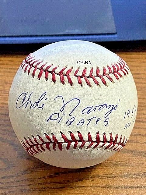 CHOLLY CHOLI NARANJO SIGNED AUTOGRAPHED ML BASEBALL!  Pirates!  JSA!