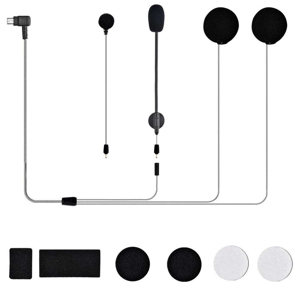 M1S/M1S Pro Motorcycles Bluetooth Intercom Headset Communication System Acces...