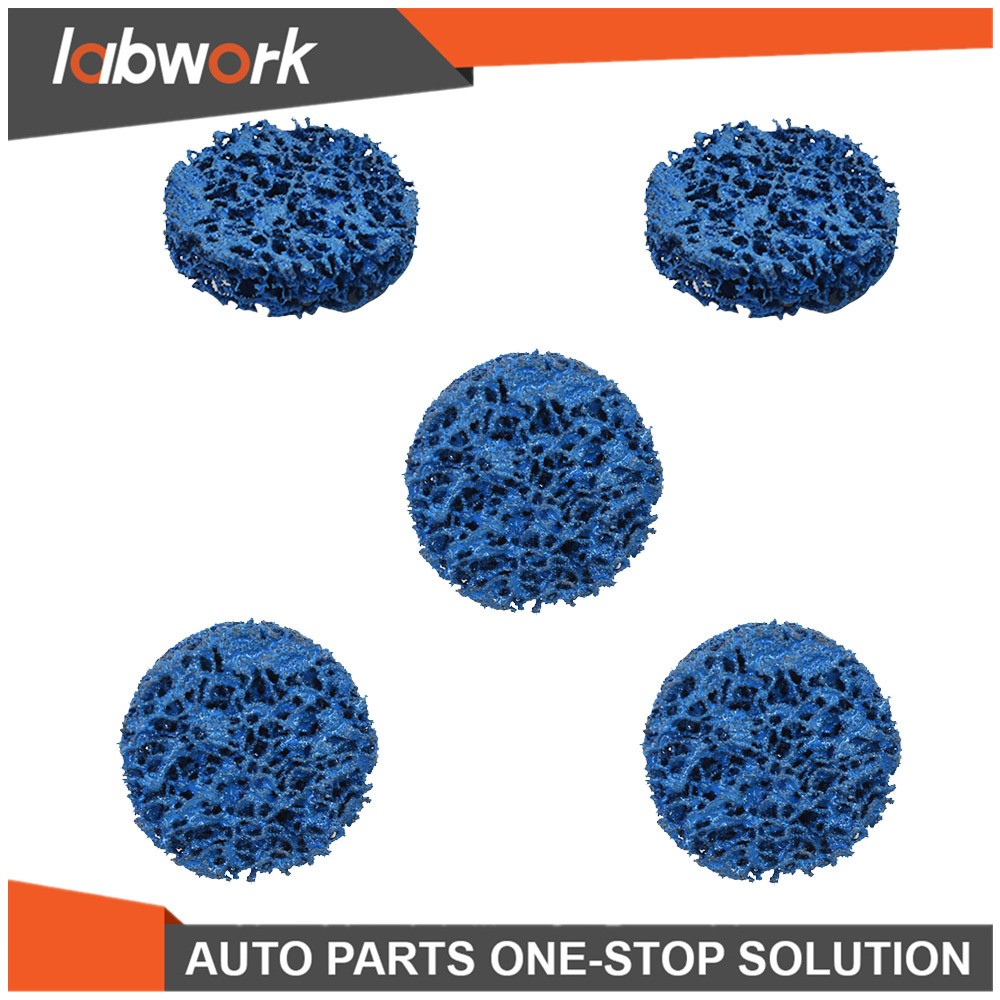 Labwork Quick Change Easy Strip & Clean Discs For Paint Rust Blue 5 Pack 2Inch