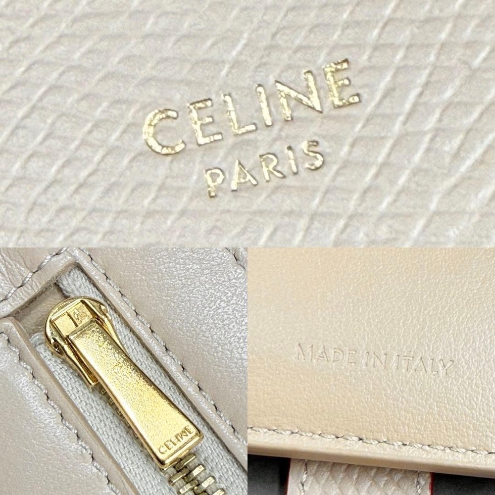Item Celine Large Strap Wallet Two Fold Wallet From Japan