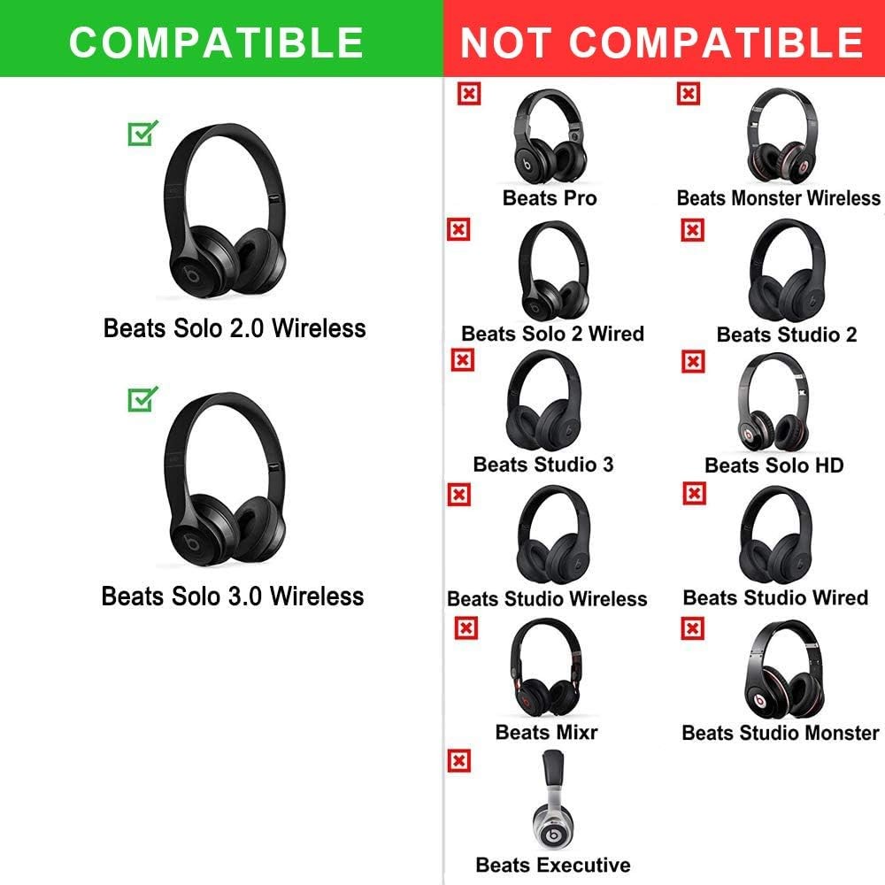 OANM studio Replacement Ear Pads, Compatible Black, White, Blue, Red, Grey