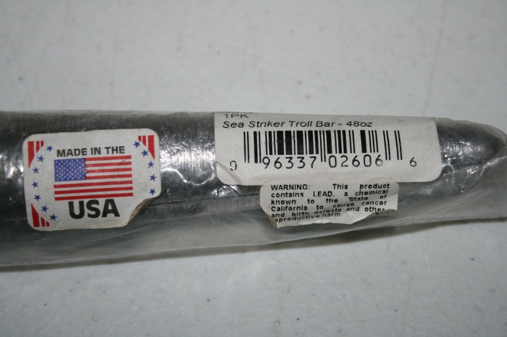SEA STRIKER TROLL BAR 48TL 48 OZ LEAD SINKER