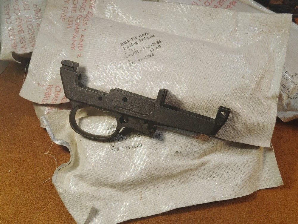 M1 Carbine Trigger Housing Type 6 Stripped USGI wrap Unopened