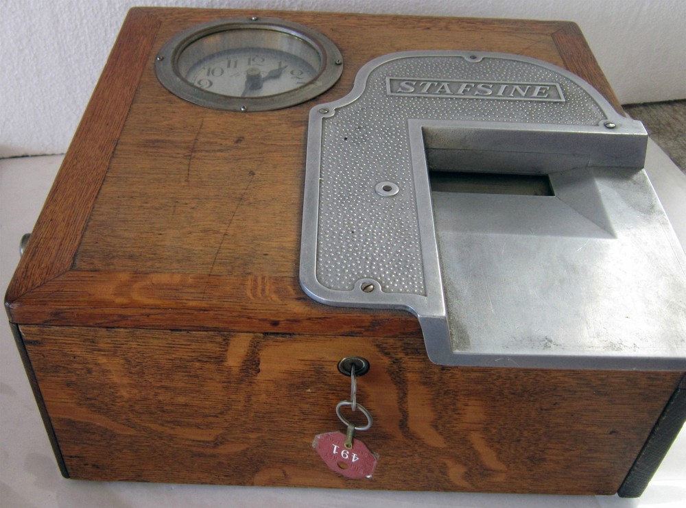 Original Receipt Recorder with Time Clock