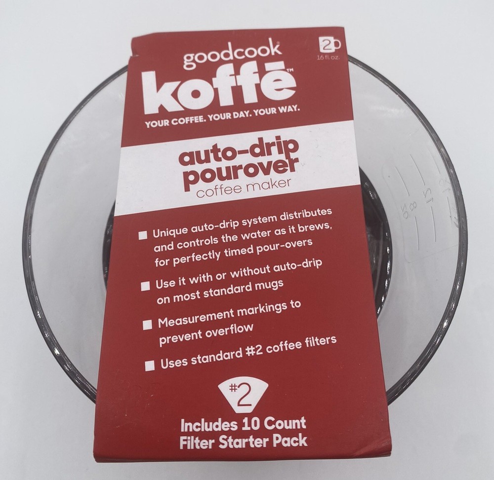 Goodcook Auto-Dip Pourover 16oz Coffee Maker
