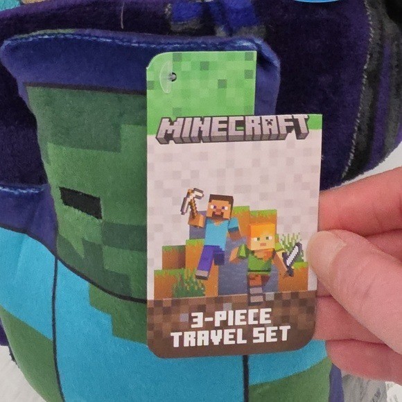 Minecraft 3- Piece Travel Set, NEW