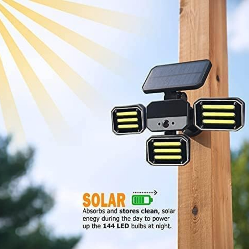 Bell + Howell Bionic Floodlight Motion Sensing Outdoor Light with Remote Control