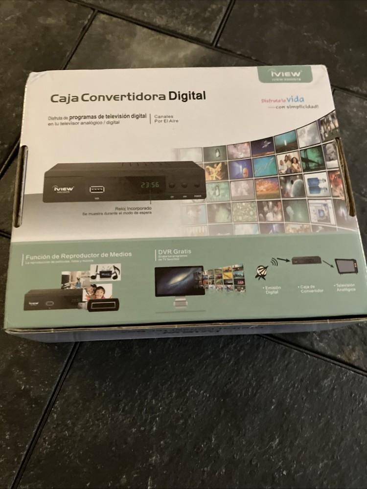 iView 3300STB Digital Converter Box with remote TESTED