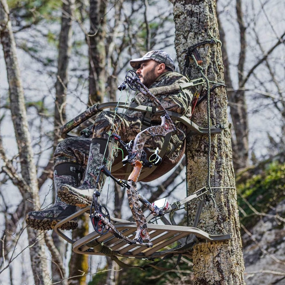 codree Tree Stand Bow Holder - 12 Teeth Adjustable Hunting - 1 Pc