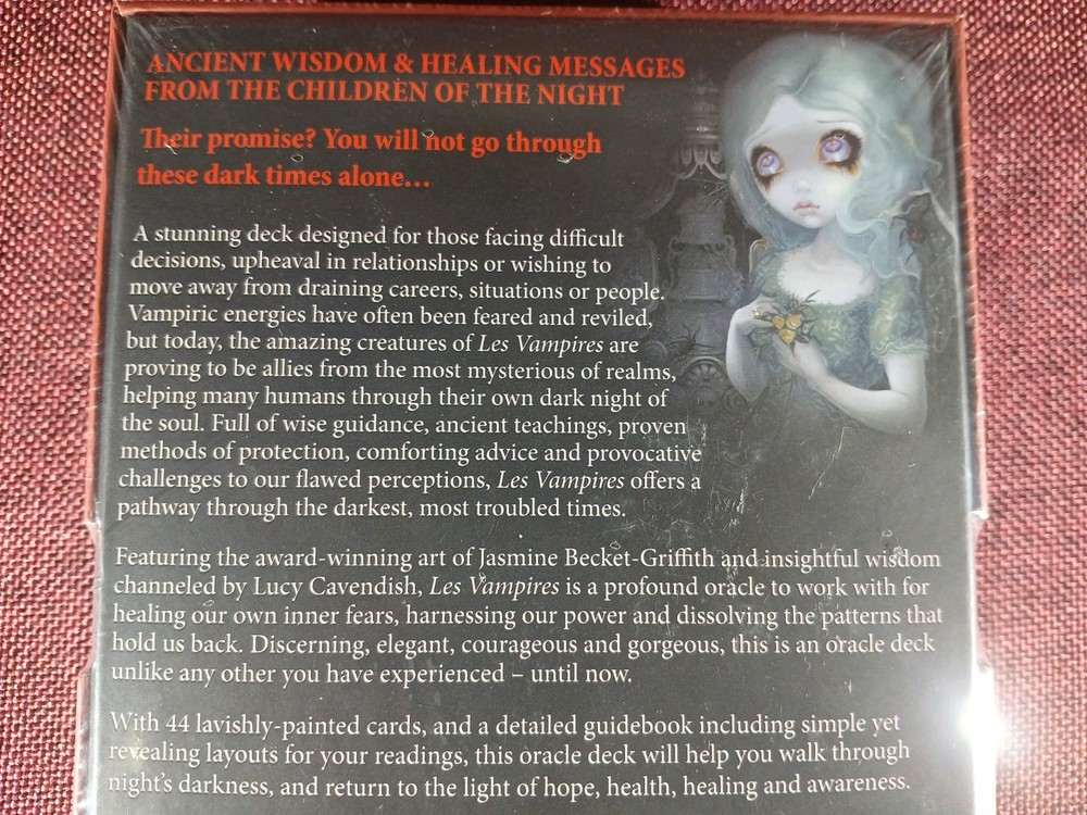 Les Vampires Oracle Cards Deck by Cavendish & Becket-Griffith Gothic Divination