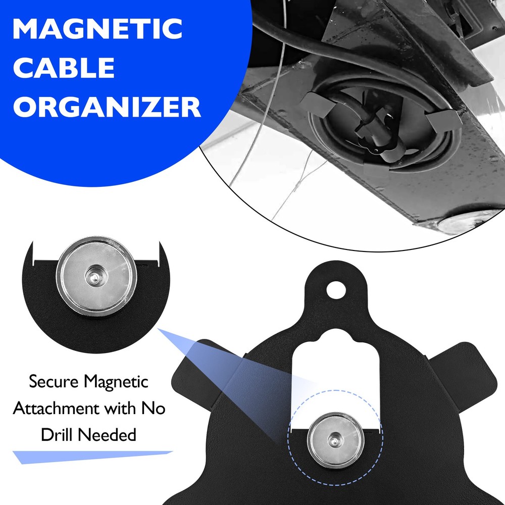 SP56-463 Trailer Wiring Cord Keeper Magnetic Pin Box Cord Holder For Trailers RV