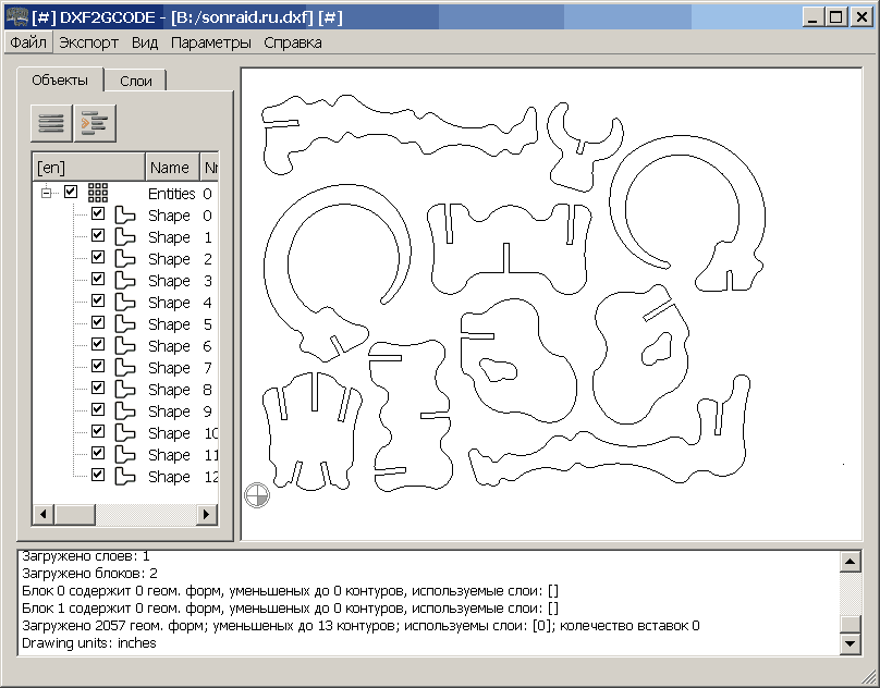 Software for Converting 2D DXF Drawings to CNC Machine G-Code mill router