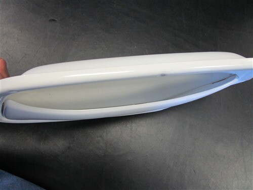 STORAGE PANEL WHITE PLASTIC 17" X 9" MARINE BOAT