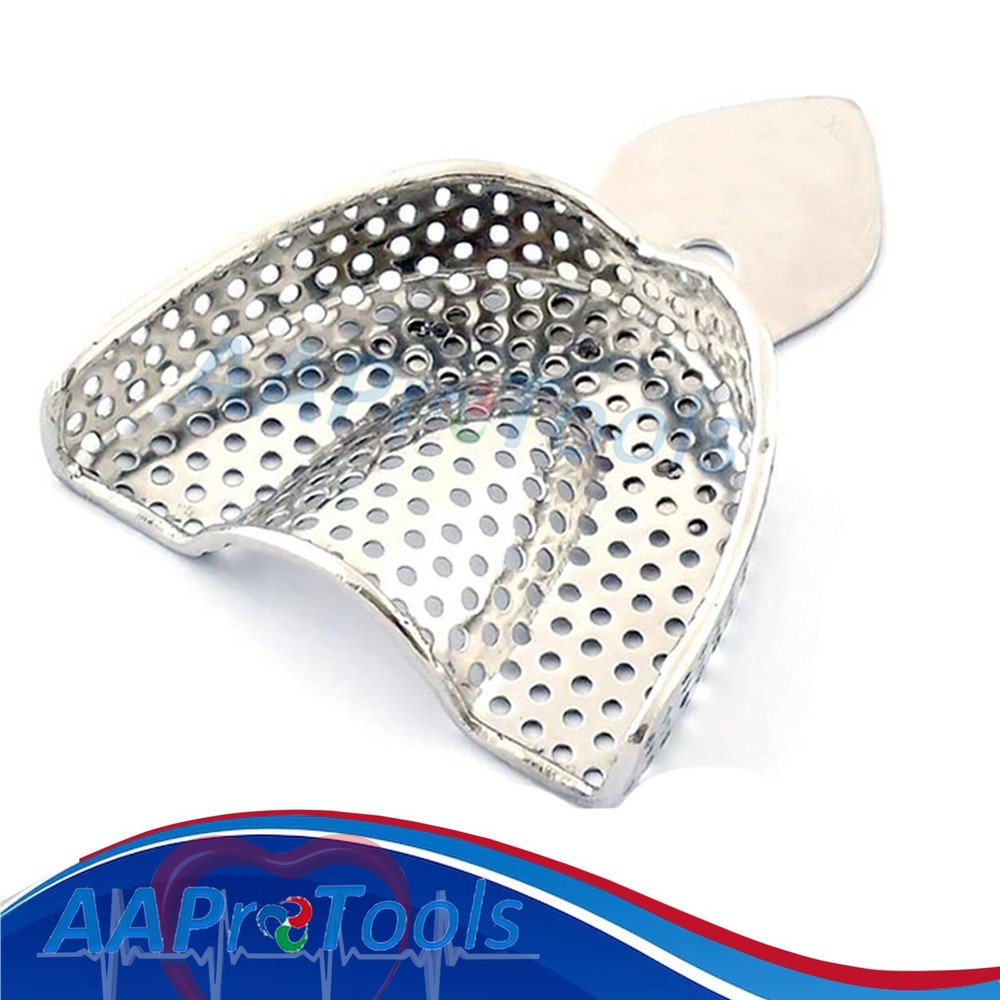 AA Pro Impression Tray Perforated XL UPPER & LOWER Place impression Material DEN