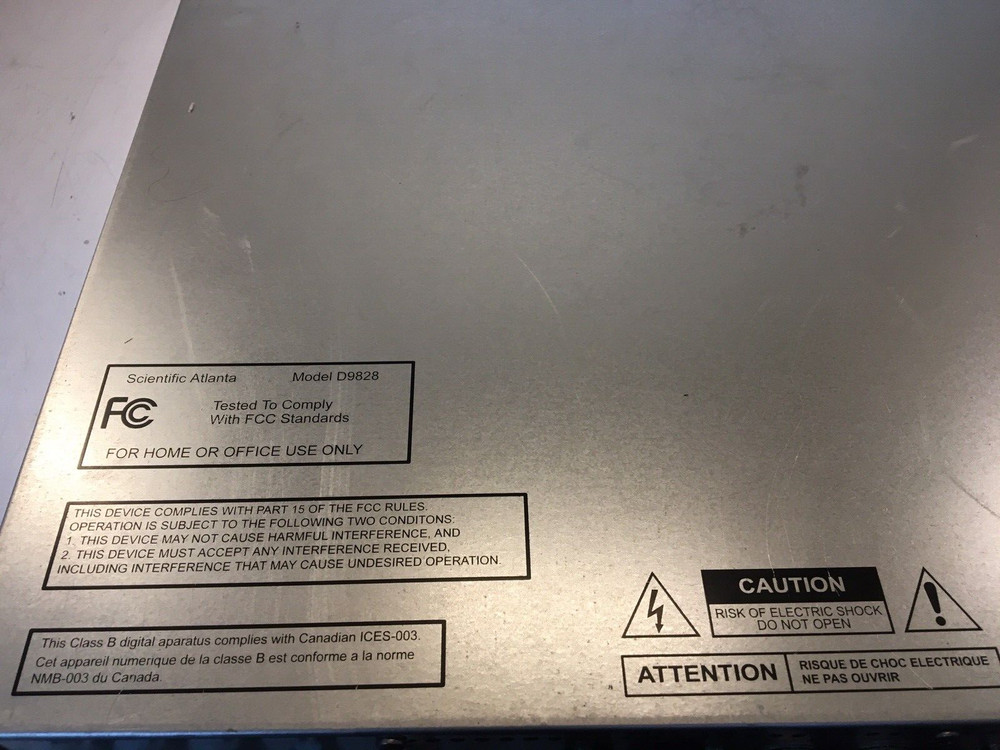 Cisco PowerVU Multiple Decryption Receiver D9828 UNTESTED OFFERS WELCOME