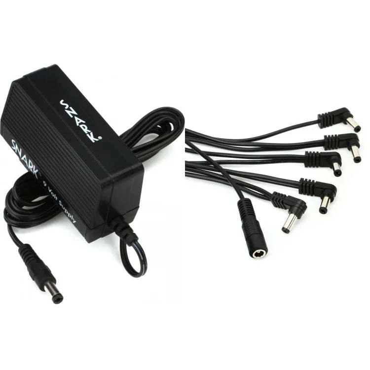 Snark 9v Power Supply and Daisy Chain Powers 5 Pedals