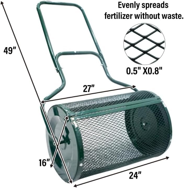 Thunderbay 28" Compost Spreader Garden Backyard