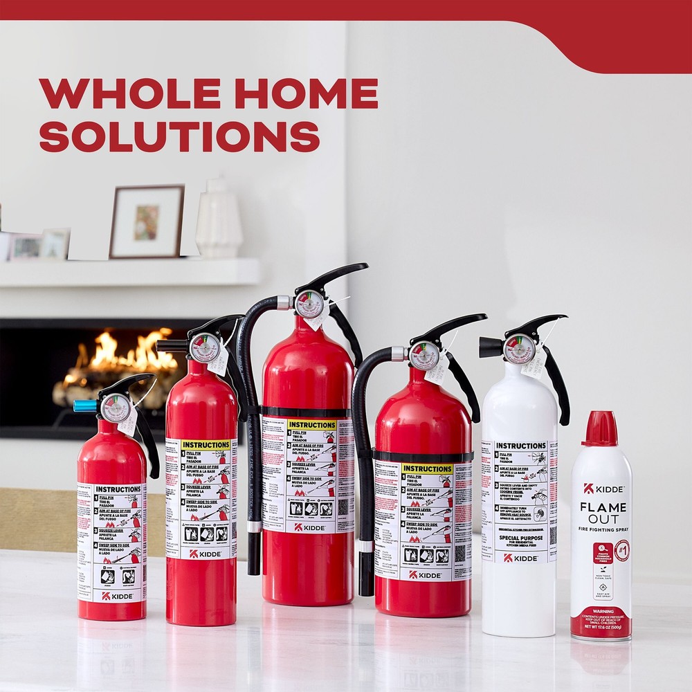 Kidde Basic Fire Extinguisher for Home, Residential 5BC