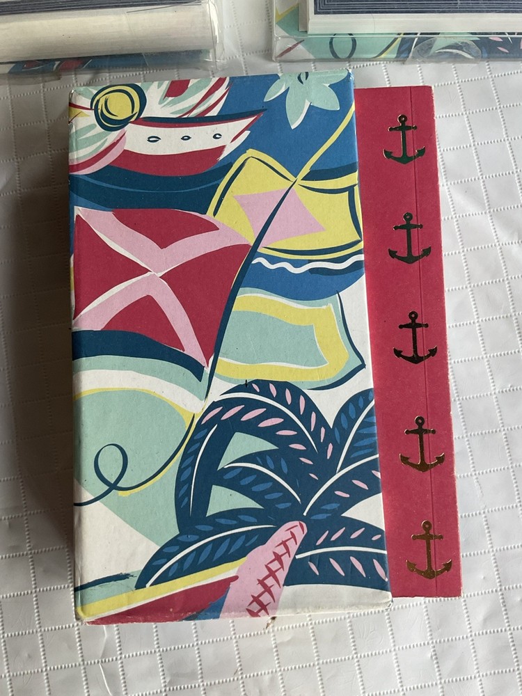 Anna Griffin Nautical Note Pad & Note Book Set⚓️⚓️⚓️