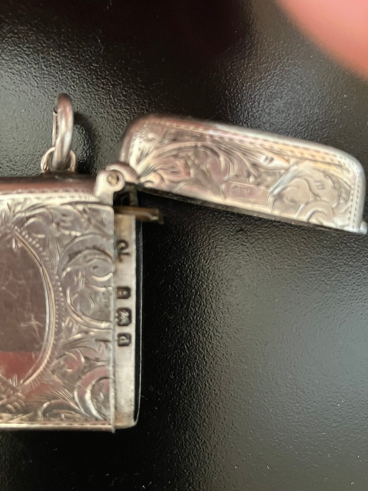 Beautiful Antique Silver Matchbox