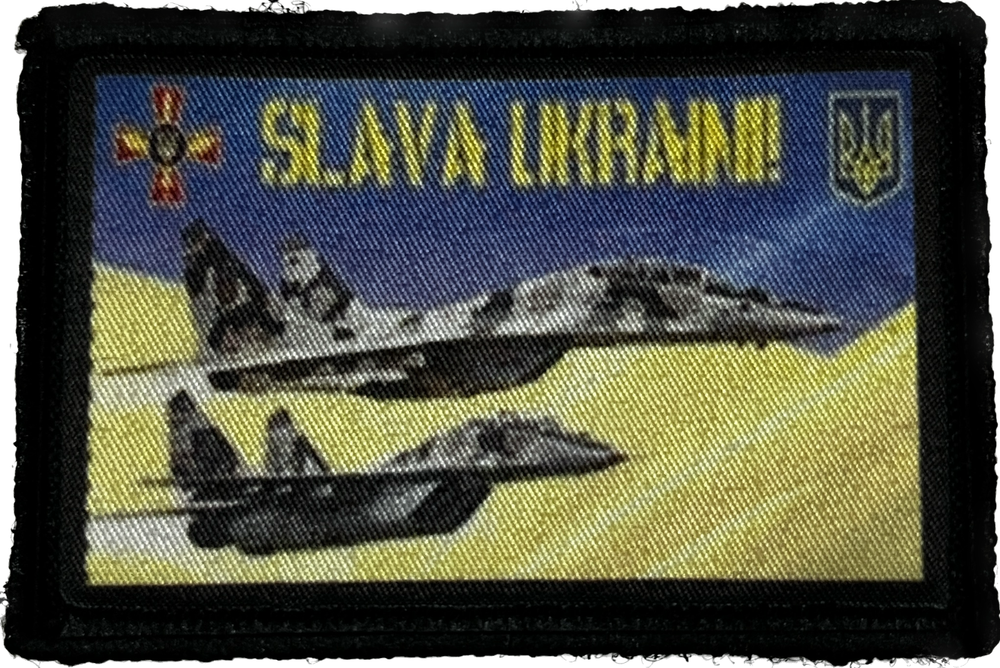 Postage Stamp Zelensky Ukraine Morale Patch ARMY