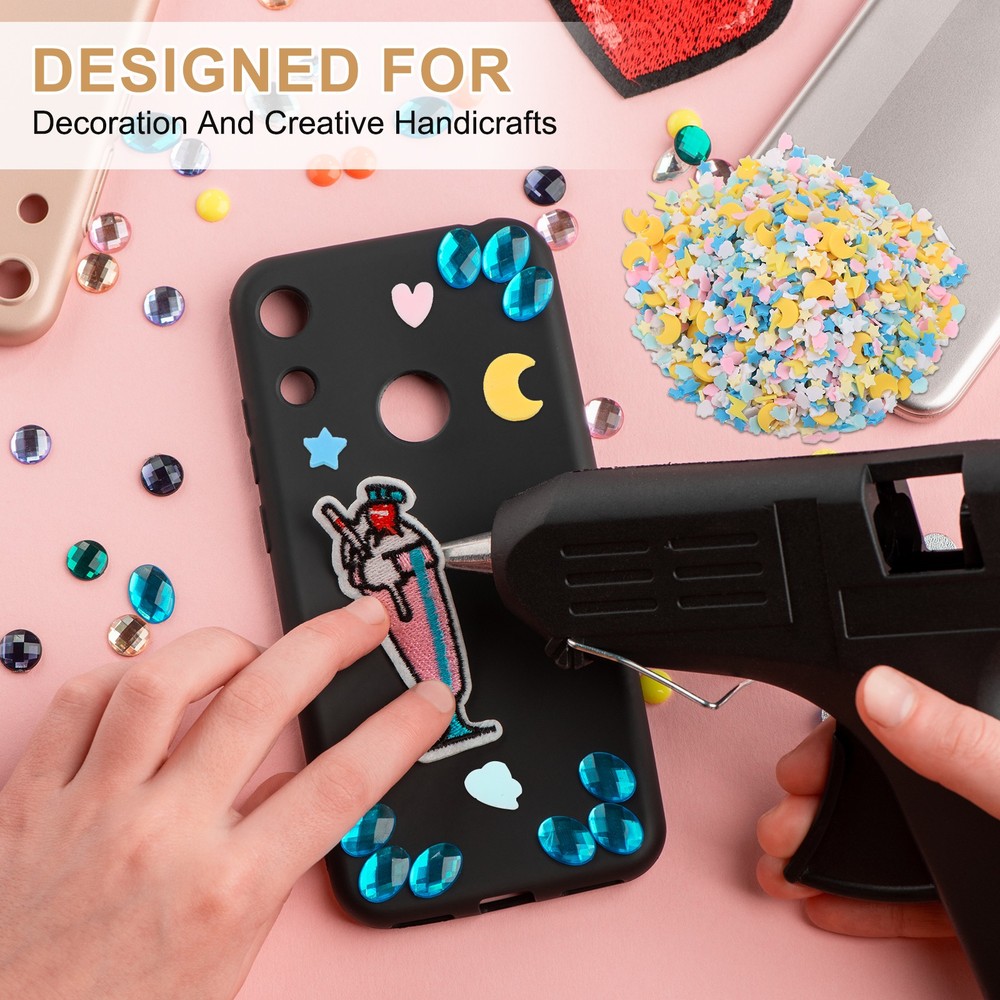 Fake Sprinkles, 9 Set Long-Style Granules, Multicolored