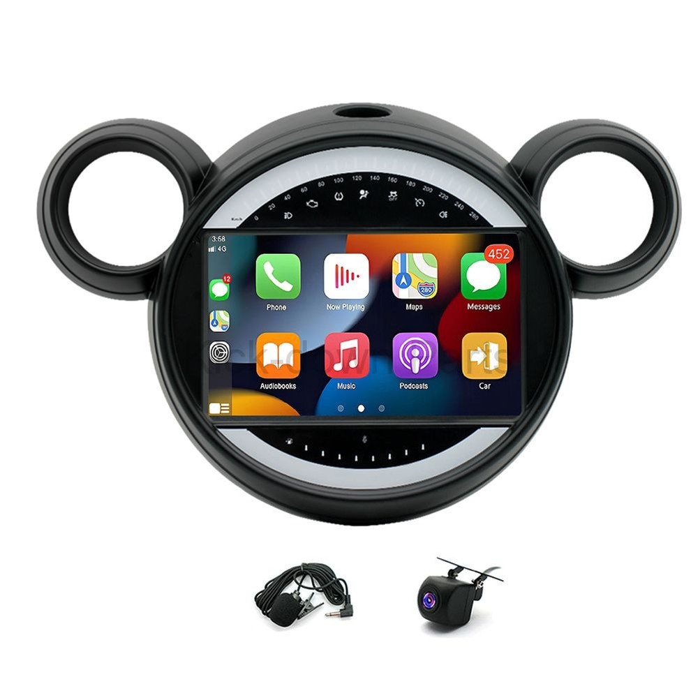 For 2010-2016 Mini Car Navigation with RearView Camera FM