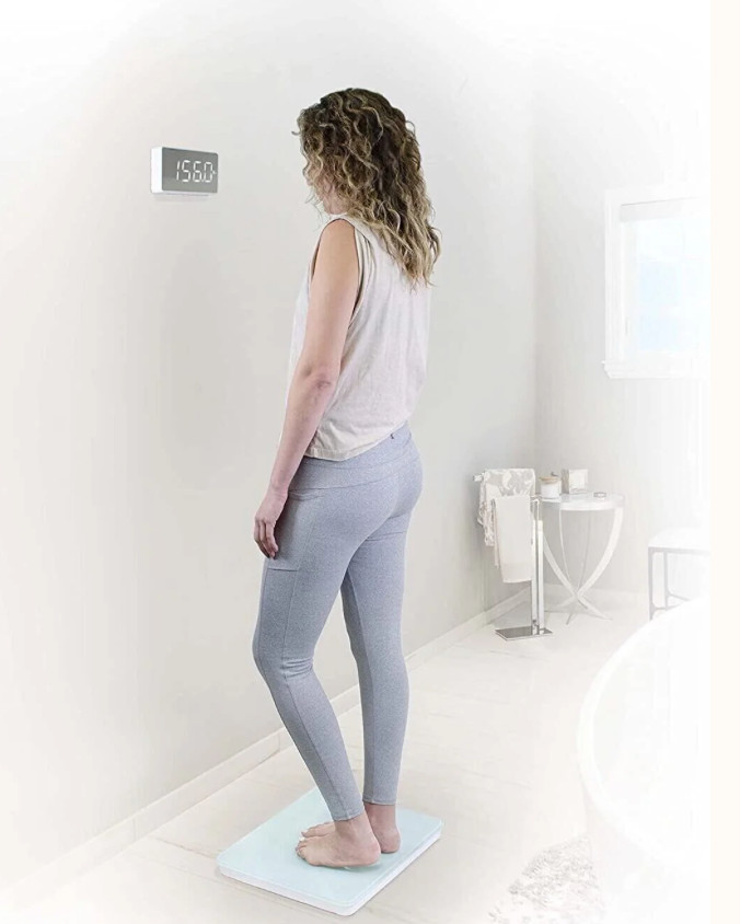 #Ideaworks Wireless Clear View Digital Scale with Removable Display