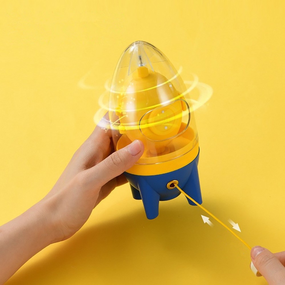 New Egg Yolk White Mixer Scrambler Shaker Hand Pull Manual Blender Spinner Tool