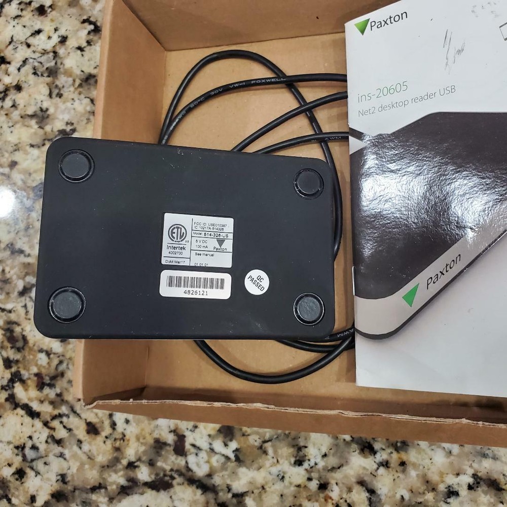 Paxton Access Control Reader ins-20605Net2 desktop reader USB