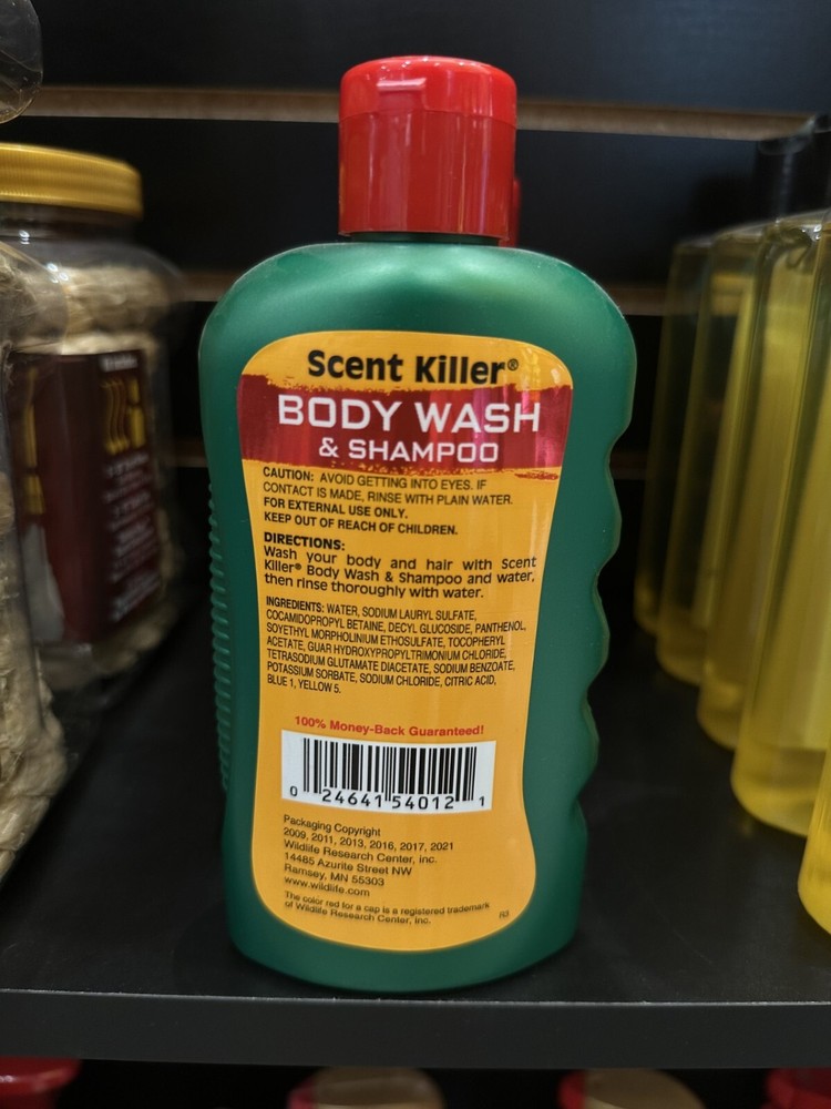 Scent Killer Body Wash & Shampoo 12oz