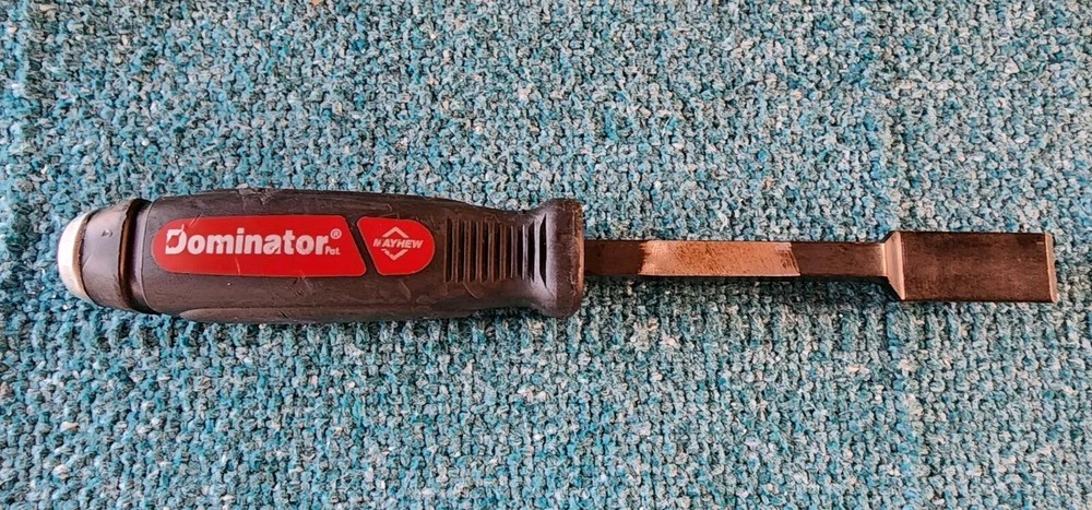 10" Mayhew Pro Dominator Scraper, 3/4"" Blade Width , Black/Red Handle USA Made!