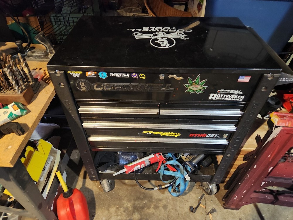 Cornwell, roll away service cart.