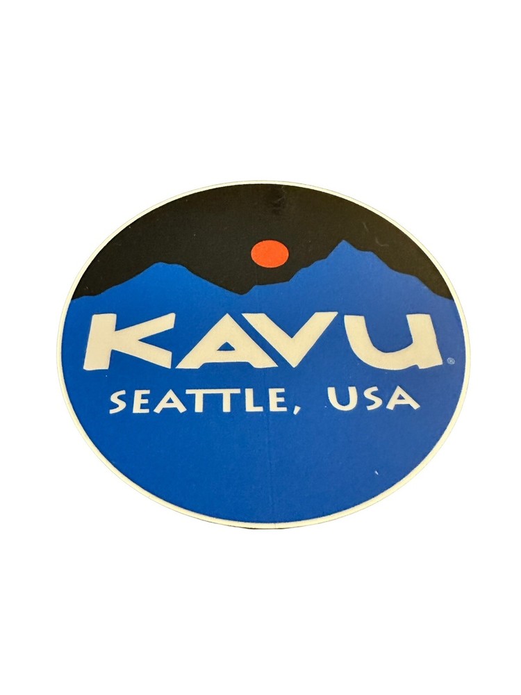Kavu Seattle WA Klear Above Visibility Unltd Sticker Decals Outdoors Original
