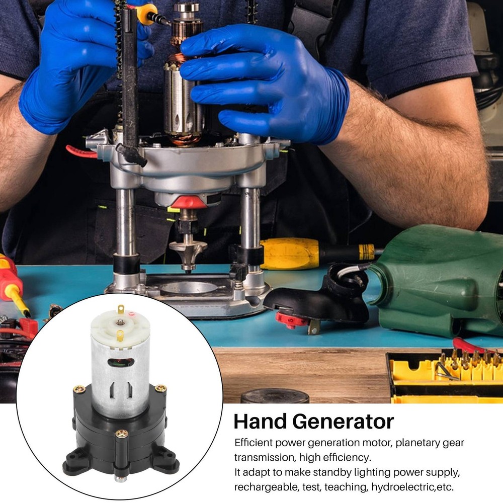 Wind DC Generator Hand Dynamo Hydraulic Test DC 12V 24V Motor Machine4571