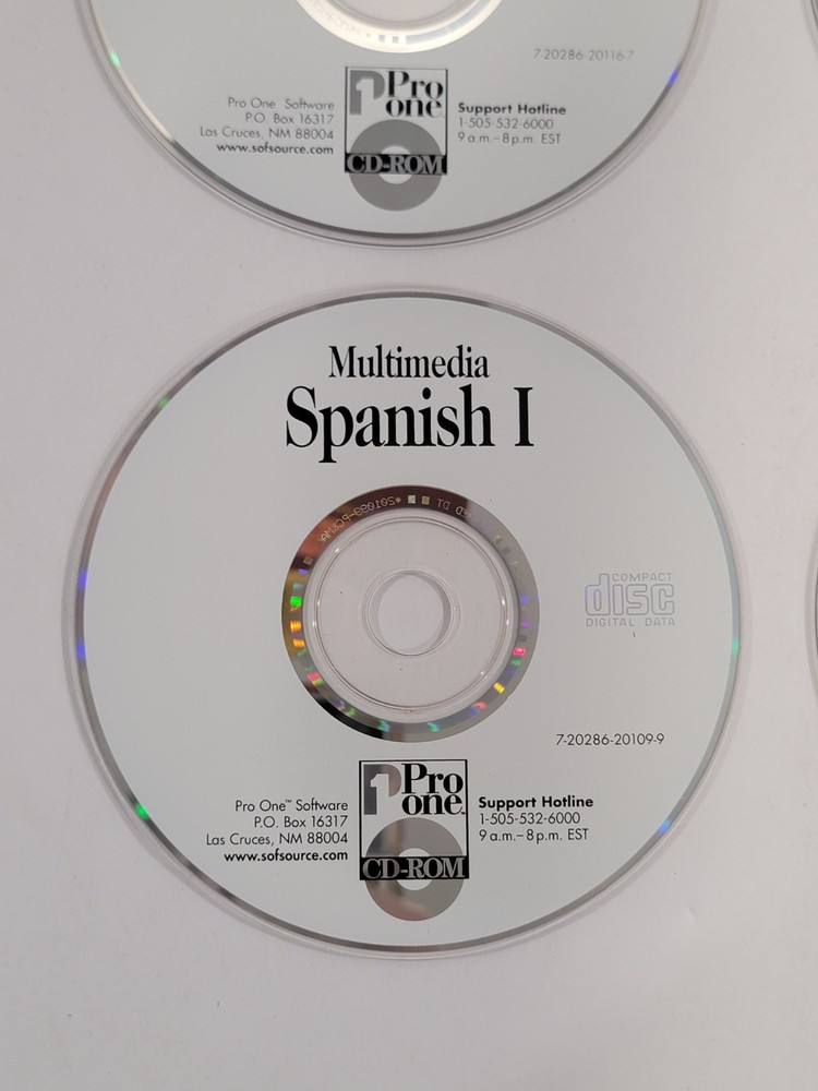 Spanish Language (PC and MAC) PC CD-ROM - 10 Discs, Learning Company, Multimedia