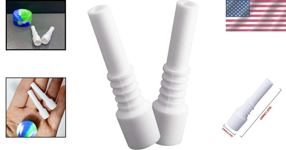 2 Pack 10mm High-Performance Ceramic Nozzles for Sandblasting - Durable Tips