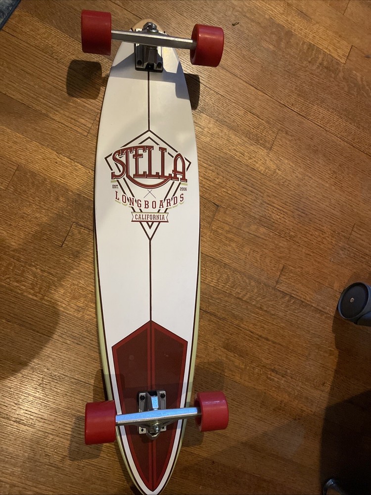 Stella Longboard - Crimson - 42” Pintail