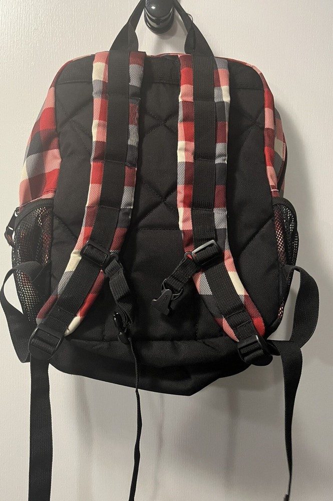 Burton Backpack Red/White/Black Checkered Lightweight