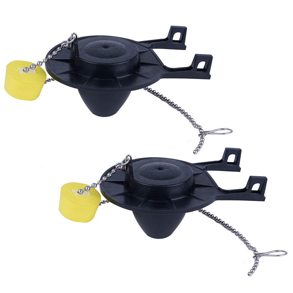2 Pack 2-Inch Toilet Flapper Replacement US Universal Flapper & Chain with Float