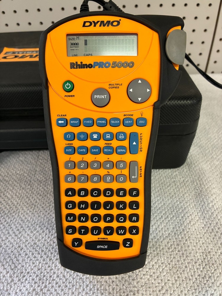 Dymo Rhino Pro 5000 Industrial Label Maker - Shows Error Code - Parts Only READ