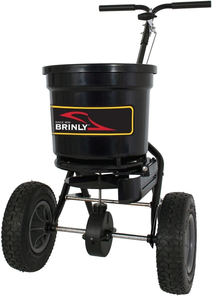 Versatile 50 lb Capacity Spreader with Rust-Resistant Features & Maneuverability