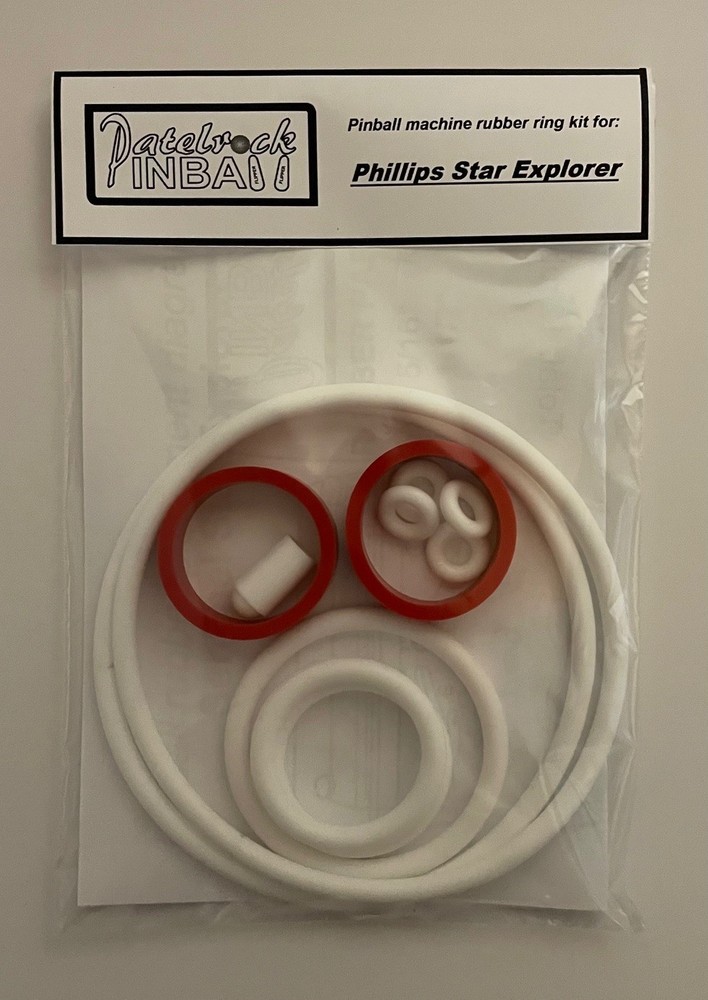 1977 Philips Star Explorer Pinball Machine Rubber Ring Kit