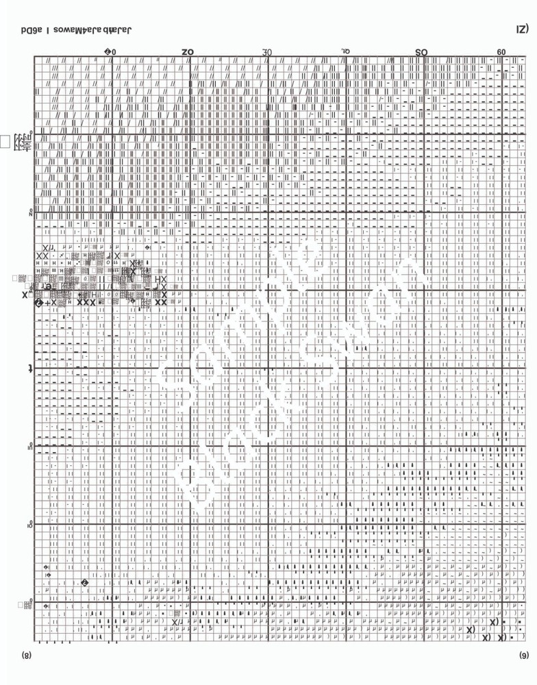 Coral Peony 1381 Chart Counted Cross Stitch Pattern