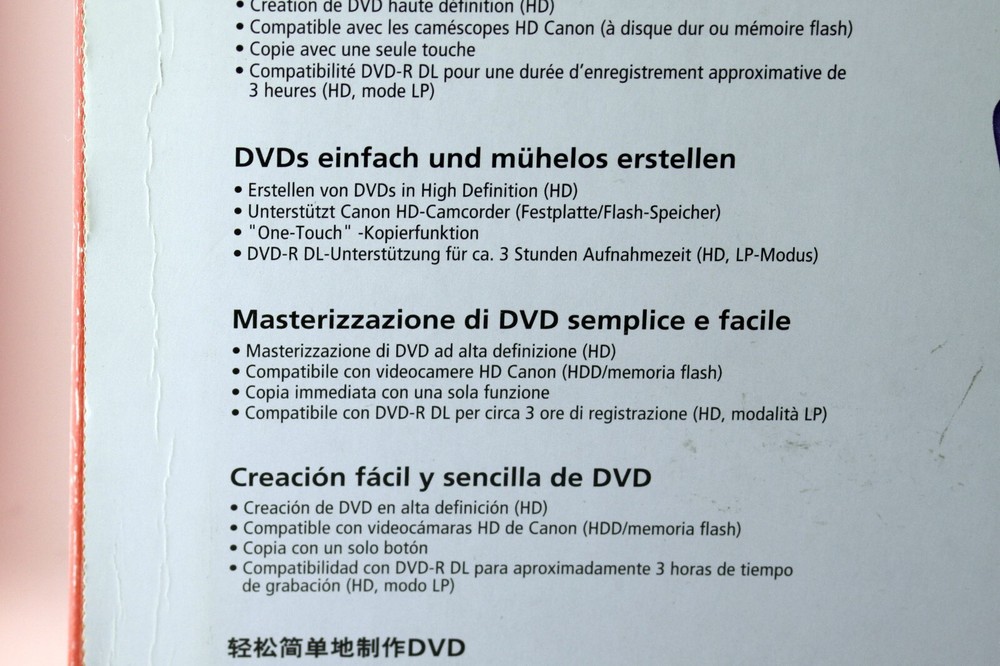 Canon DW-100 Professional DVD Duplicator New