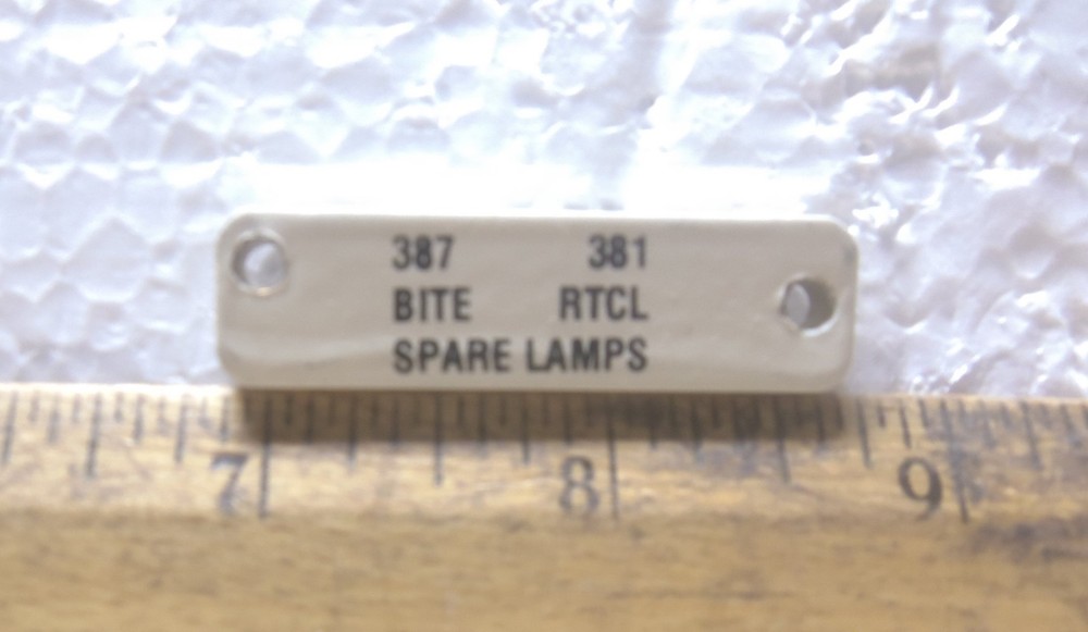 Aluminum Spare Lamps Cover (NOS)